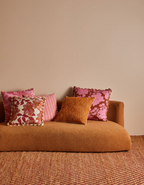 Gardenia Cerise Linen Cushion
