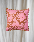 Gardenia Cerise Linen Cushion