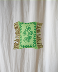 Petra Green Linen Cushion Bonnie and Neil