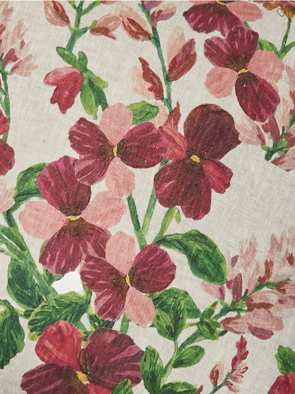 Lupin Multi Linen Cushion Bonnie and Neil