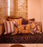 Marigold Amber Linen Cushion Rectangle Bonnie and Neil