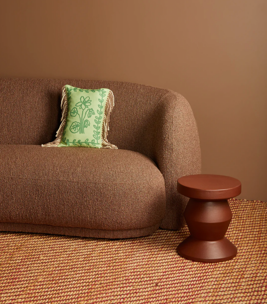 Petra Green Linen Cushion Bonnie and Neil